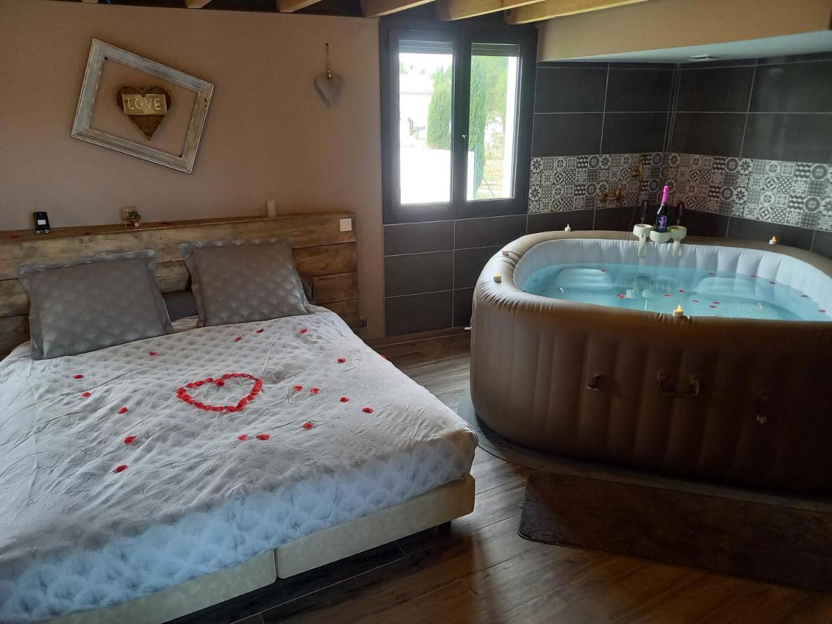 Cosy-Loft Industriel , Jacuzzi , Wifi , 6 Personnes Max Βίλα Aigues-Vives  Εξωτερικό φωτογραφία